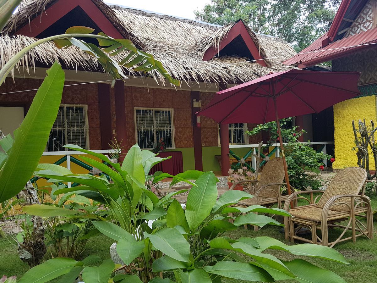 Traville Huts Palm Beach Inn Panglao Exterior foto