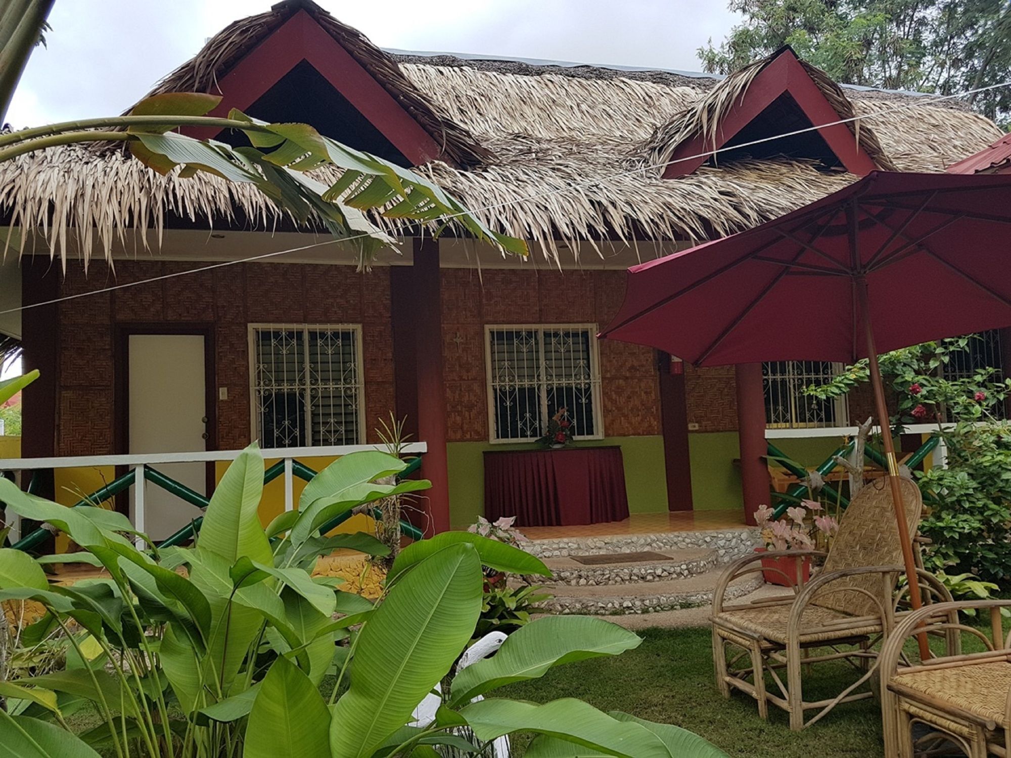 Traville Huts Palm Beach Inn Panglao Exterior foto